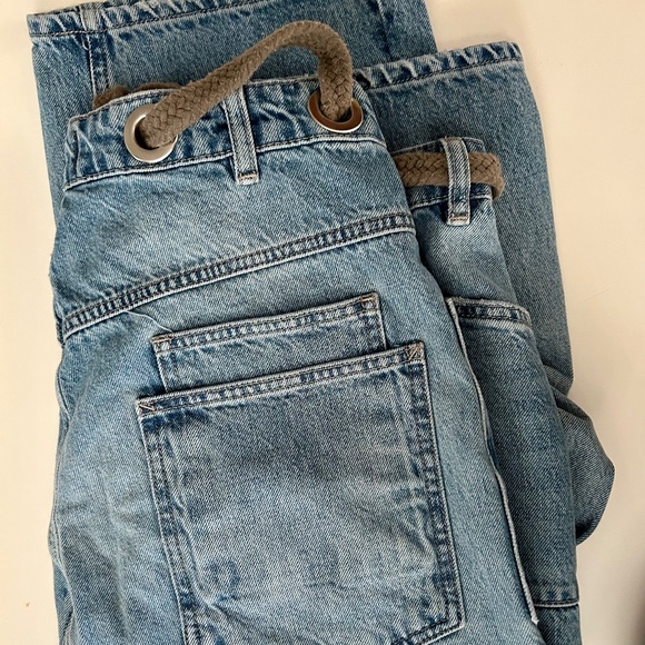 We the Free  Moxie womens  size 29  barrel Jean with belt - Picture 14 of 14